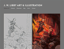 Tablet Screenshot of jlibbyart.com